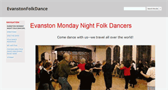 Desktop Screenshot of evanstonfolkdance.org