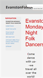 Mobile Screenshot of evanstonfolkdance.org