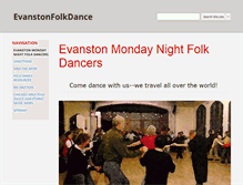 Tablet Screenshot of evanstonfolkdance.org